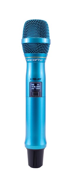 QUAD TRUE-DIVERSITY PROFESSIONAL DIGITAL WIRELESS PLL MICROPHONE SYSTEM WITH FOUR COLORED HANDHELD M